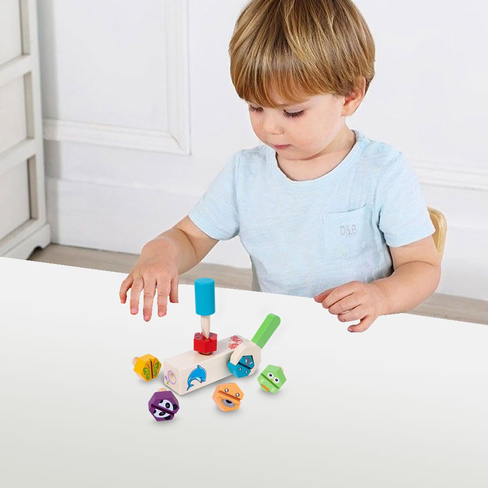 Amazon | Hozilen 幼児用ネジおもちゃ、早期学習知育玩具